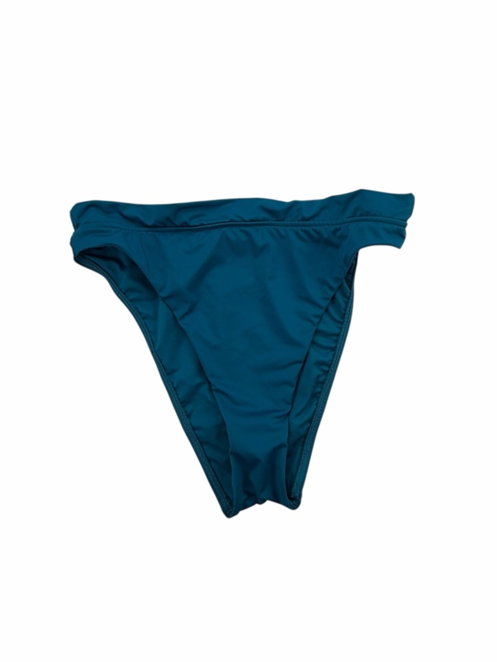 VS Teal Cheeky High‎ Rise Bikini Swim Bottoms Medium